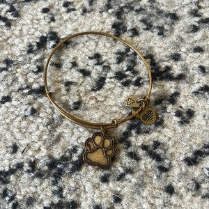 Alex and Ani Dog charm bracelet